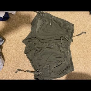Free people green shorts
